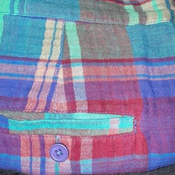NWT Free People Isla Plaid Shorts Size 4 - Picture 6 of 9